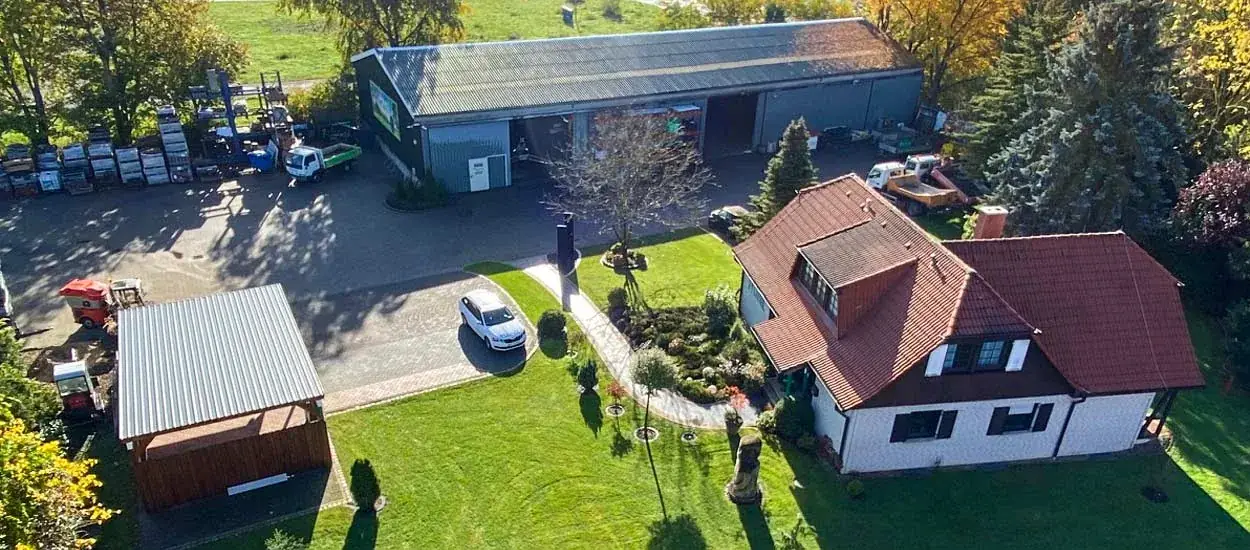 Wohngebiet in Uelzen aus der Luft